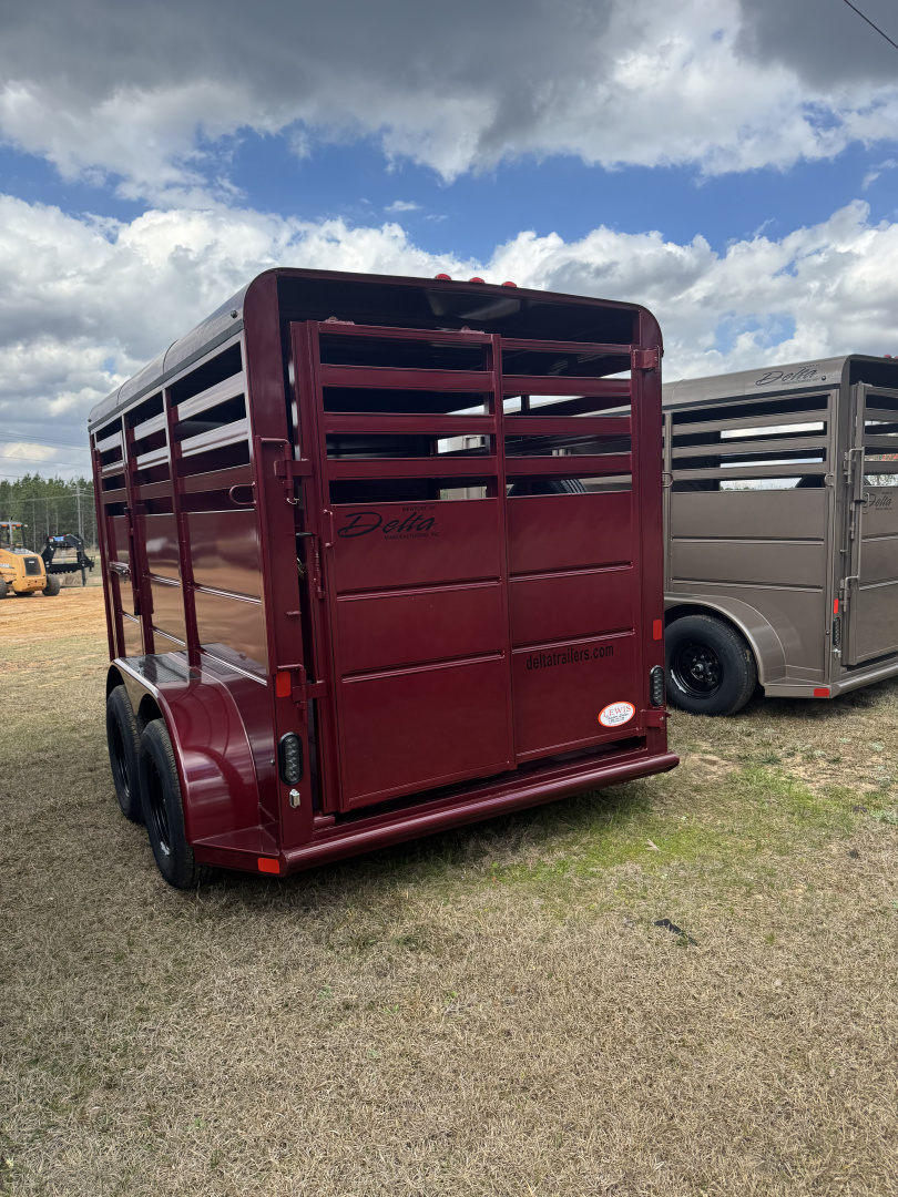New 2026 Delta Trailers 6x14 2H-500ES Horse Trailer