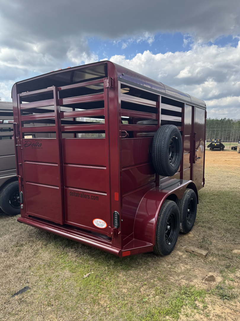 New 2026 Delta Trailers 6x14 2H-500ES Horse Trailer