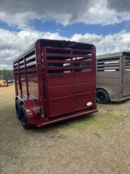 New 2026 Delta Trailers 6x14 2H-500ES Horse Trailer