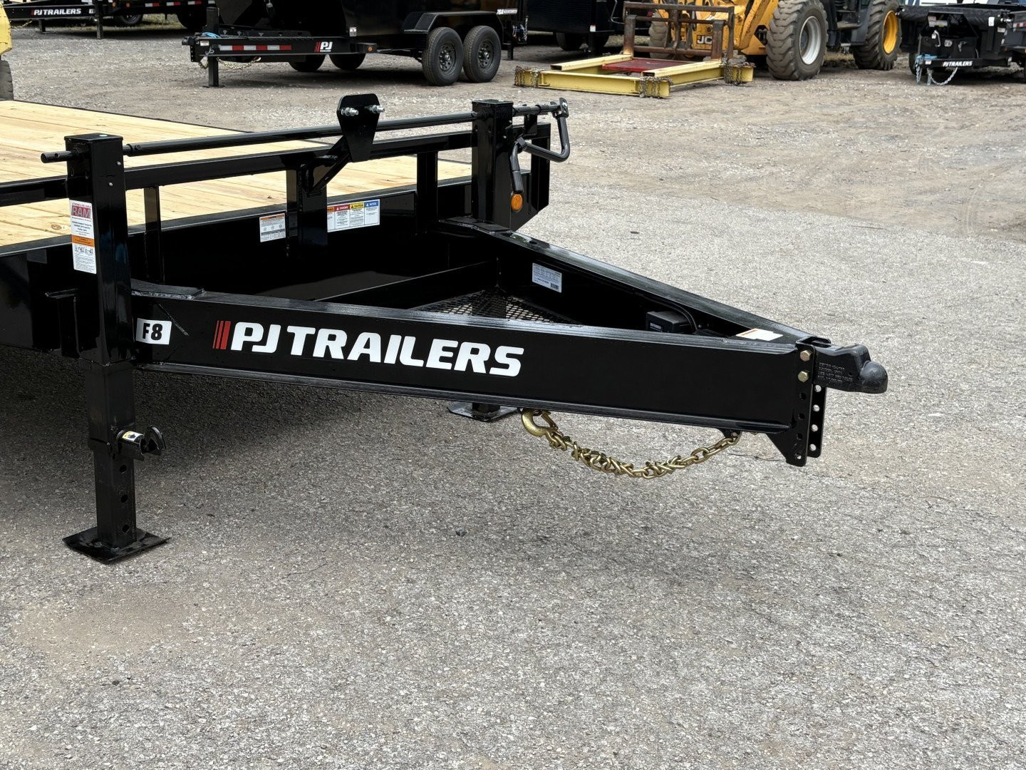 New 2026 PJ TRAILERS 102" x 24' - 8" I-Beam Triple Axle (F8) 21K GVWR Deckover Trailer