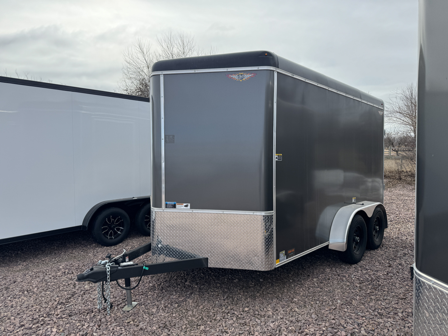 Used 2025 H&H Trailers H8412TRTV-10 Cargo / Enclosed Trailer