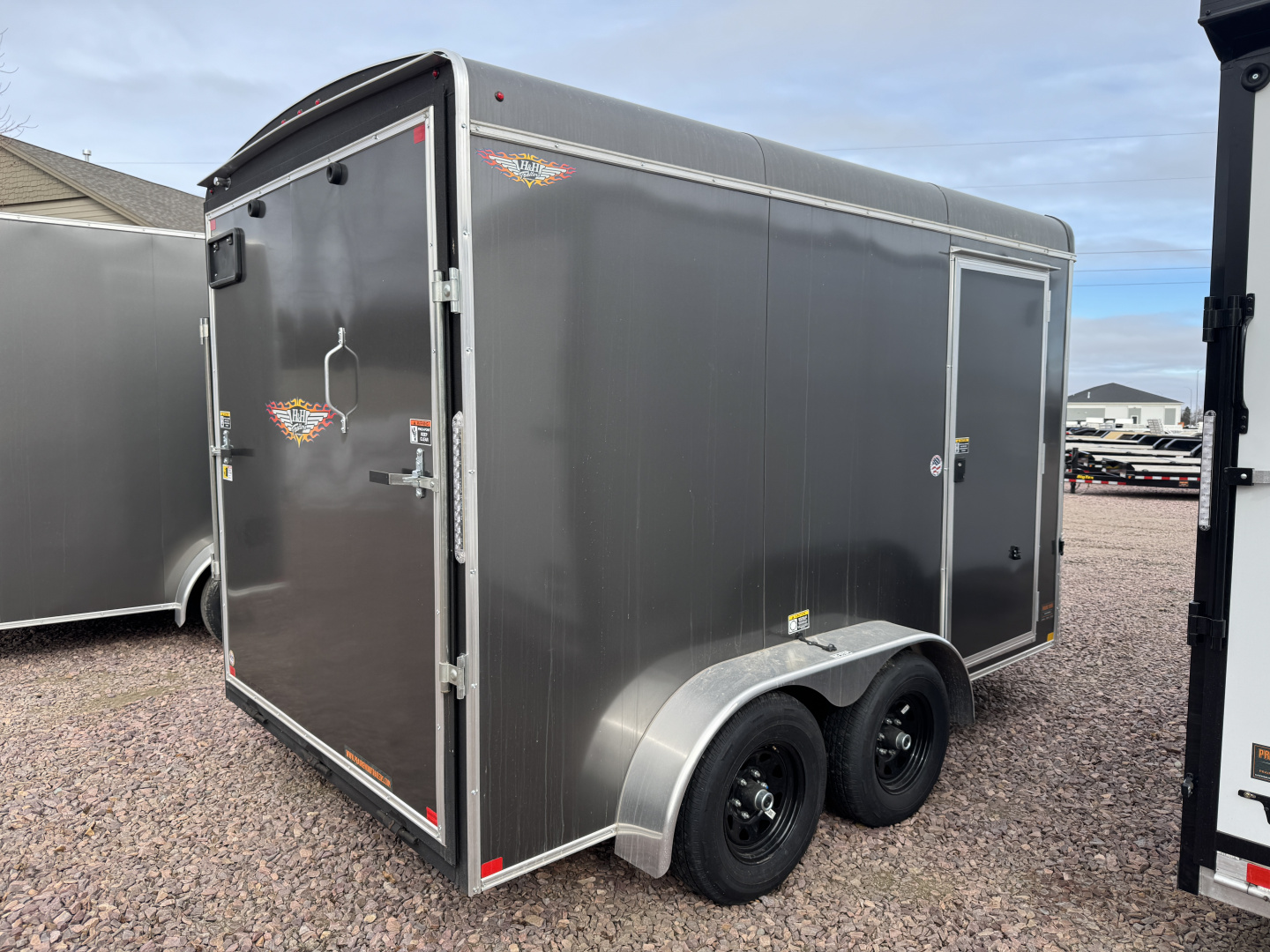 Used 2025 H&H Trailers H8412TRTV-10 Cargo / Enclosed Trailer