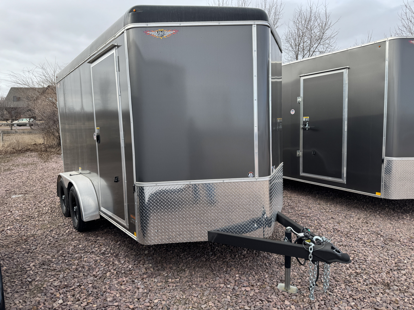 Used 2025 H&H Trailers H8412TRTV-10 Cargo / Enclosed Trailer