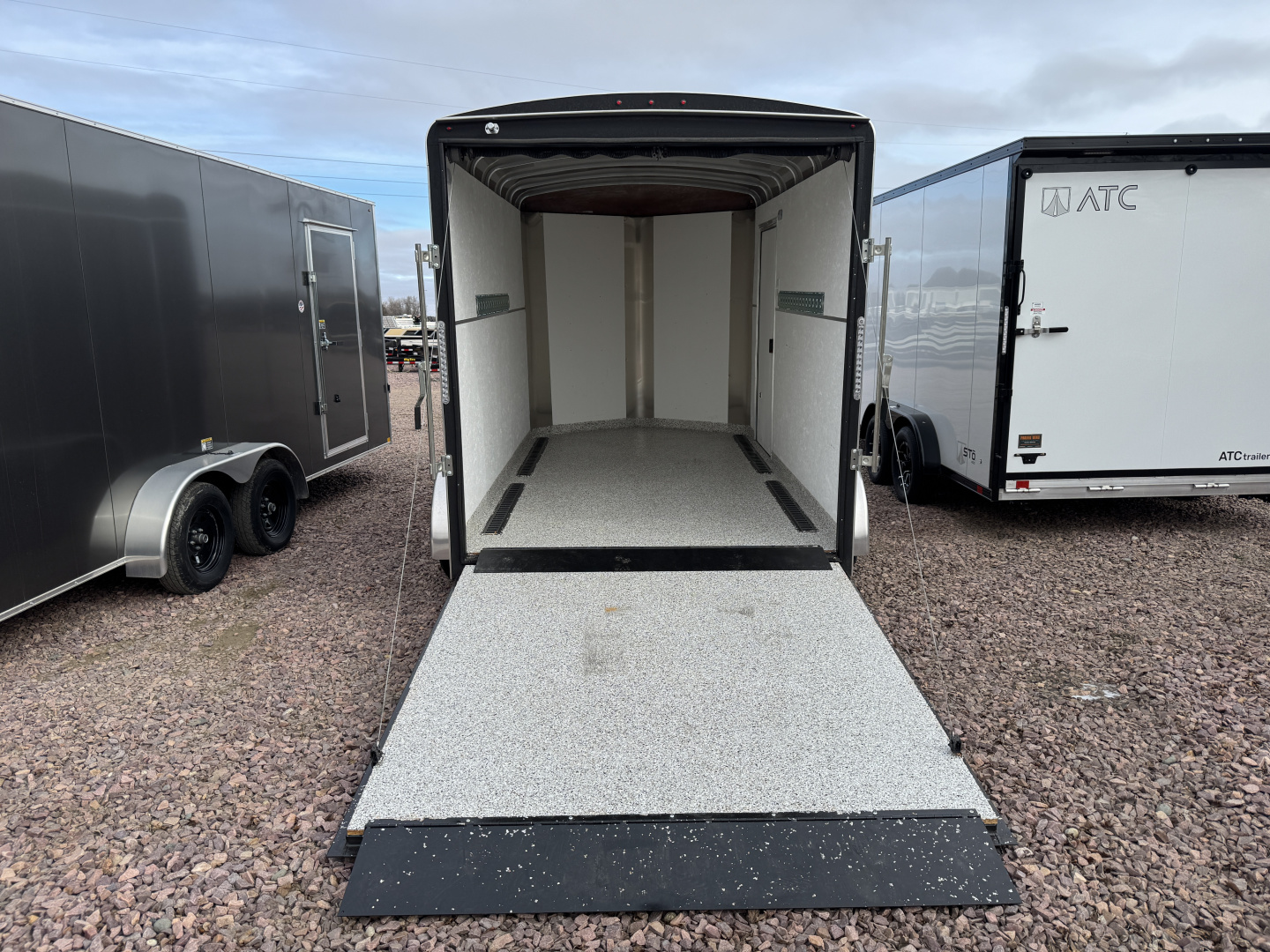 Used 2025 H&H Trailers H8412TRTV-10 Cargo / Enclosed Trailer