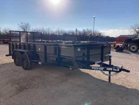 New 2026 Top Hat Trailers 16' X 83" RA Utility Trailer