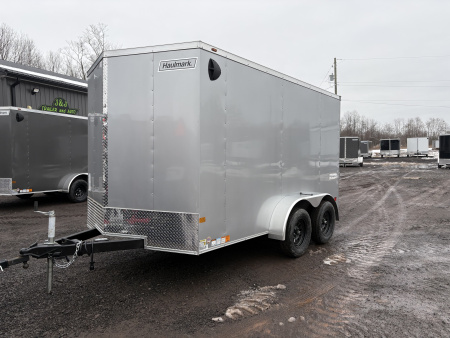 New 2026 Haulmark 7x12 7K 6'6  Interior Height Passport Deluxe Cargo with Rear Ramp Door