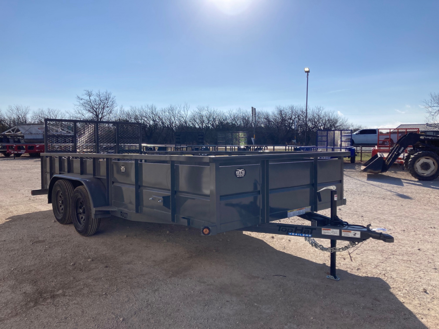 New 2026 Top Hat Trailers 16' X 83" RA UtilityTrailer