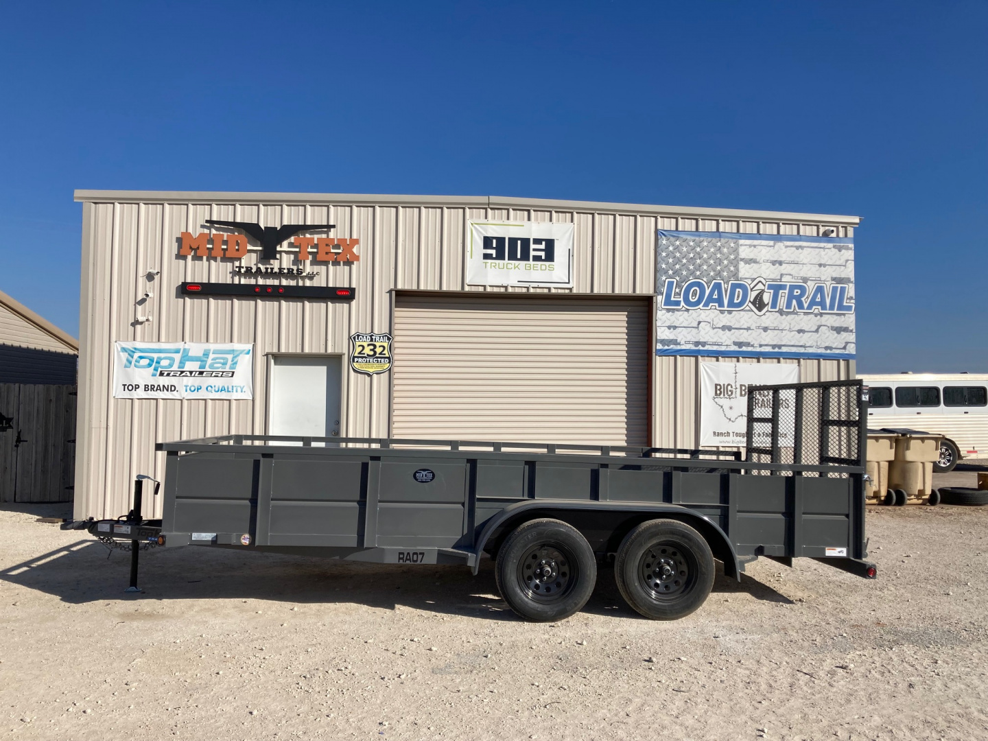 New 2026 Top Hat Trailers 16' X 83" RA UtilityTrailer