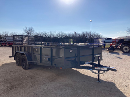 New 2026 Top Hat Trailers 16' X 83" RA UtilityTrailer