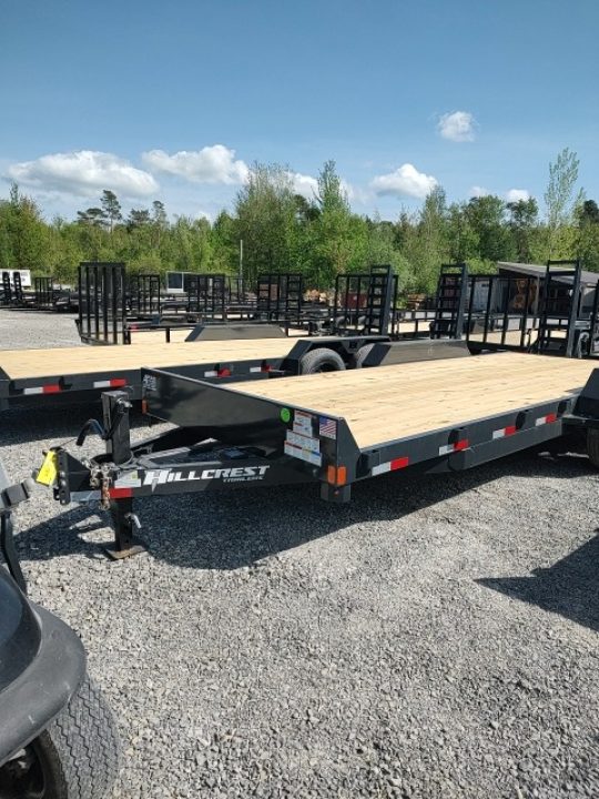 New 2026 Hillcrest Trailers 7'X20' 15.4K GVW Equipment Trailer