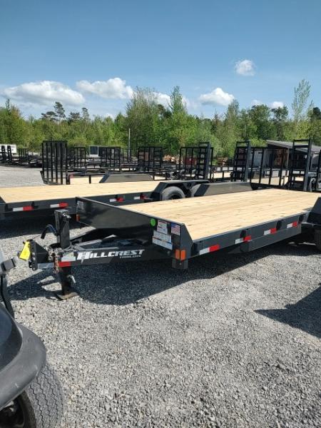 New 2026 Hillcrest Trailers 7'X20' 15.4K GVW Equipment Trailer
