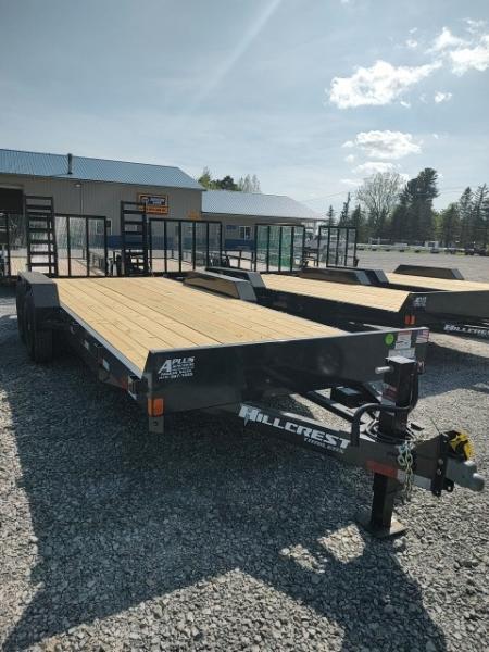 New 2026 Hillcrest Trailers 7'X20' 15.4K GVW Equipment Trailer