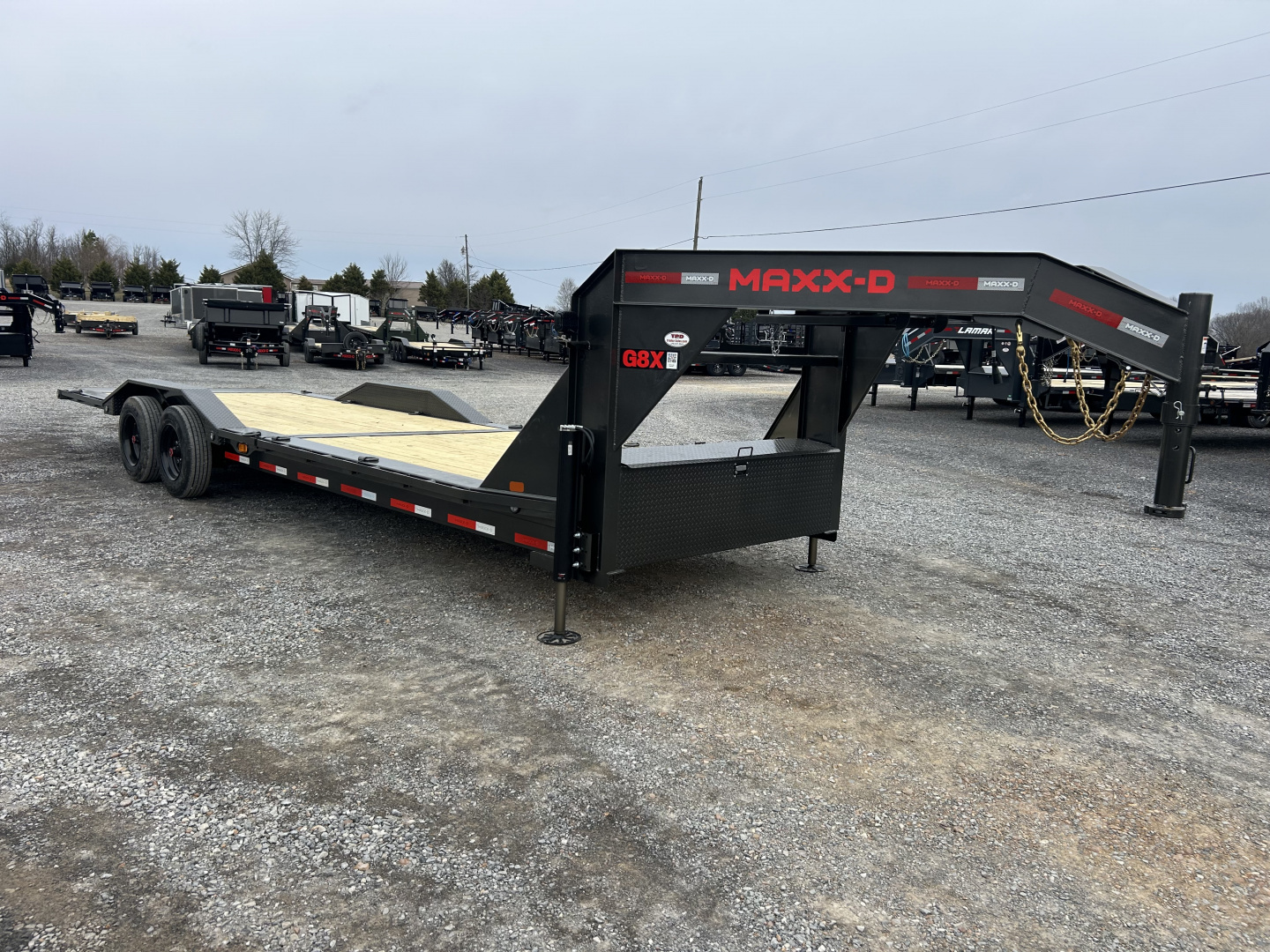 New 2026 MAXX-D 102"X26' 18K Gooseneck Tilt Equipment Trailer