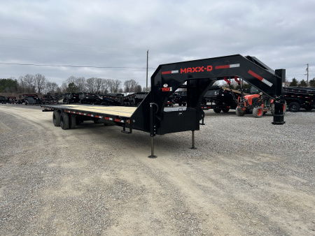 New 2026 MAXXD Hydraulic Dovetail Gooseneck Trailer | 102" x 34' | 40K GVWR
