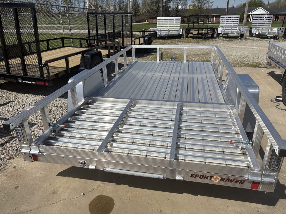 New 2026 Sport Haven 6'X12' DELUXE ALUMINUM Utility Trailer