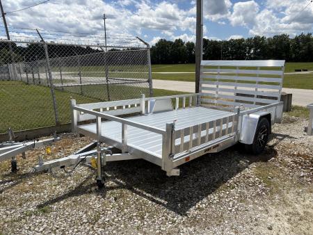 New 2026 Sport Haven 7'X12' DELUXE ALUMINUM W/ATV RAMP SIDES Utility Trailer