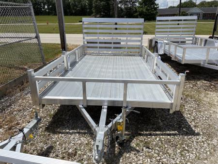 New 2026 Sport Haven 7'X12' DELUXE ALUMINUM W/ATV RAMP SIDES Utility Trailer