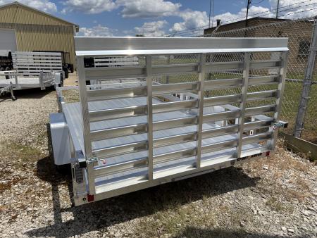 New 2026 Sport Haven 7'X12' DELUXE ALUMINUM W/ATV RAMP SIDES Utility Trailer
