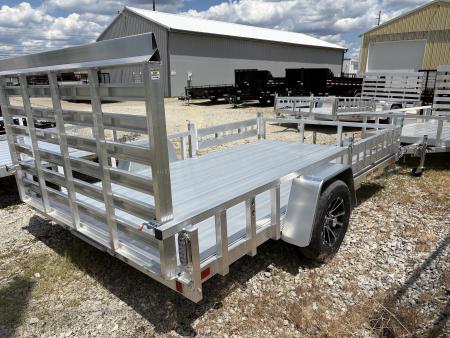 New 2026 Sport Haven 7'X12' DELUXE ALUMINUM W/ATV RAMP SIDES Utility Trailer