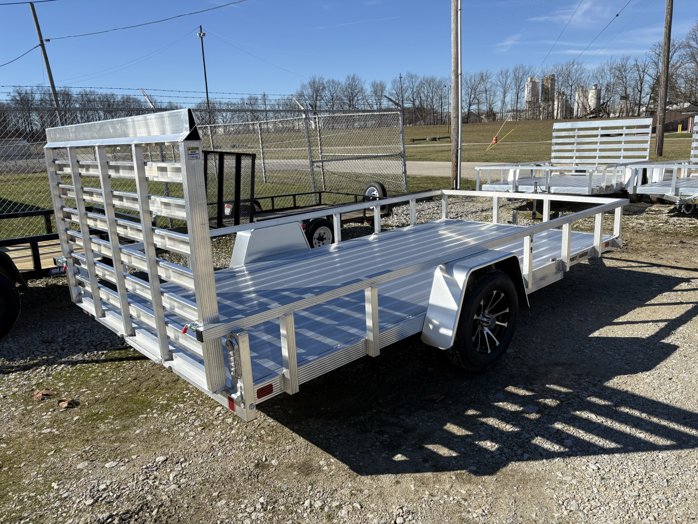 New 2026 Sport Haven 7X14 DELUXE ALUMINUM UTILYTY SINGLE AXLE Utility Trailer