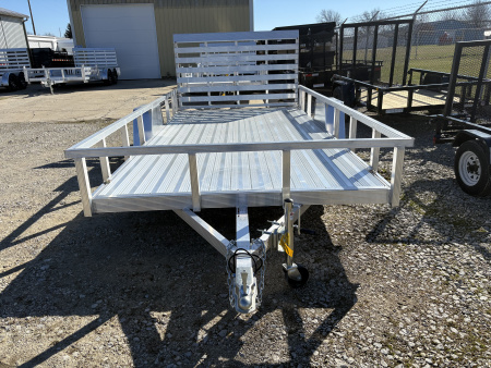 New 2026 Sport Haven 7X14 DELUXE ALUMINUM UTILYTY SINGLE AXLE Utility Trailer