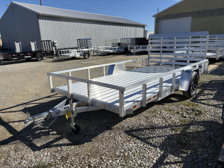 New 2026 Sport Haven 7X14 DELUXE ALUMINUM UTILYTY SINGLE AXLE Utility Trailer