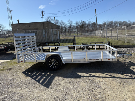 New 2026 Sport Haven 7X14 DELUXE ALUMINUM UTILYTY SINGLE AXLE Utility Trailer