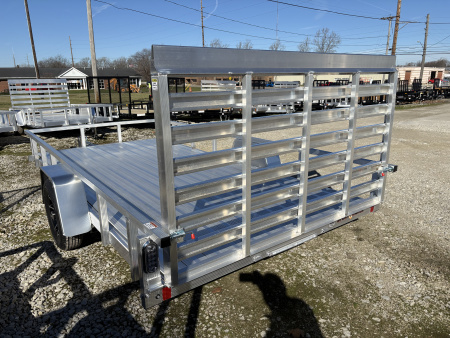 New 2026 Sport Haven 7X14 DELUXE ALUMINUM UTILYTY SINGLE AXLE Utility Trailer