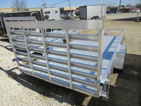 New 2026 Sport Haven 7X14 DELUXE ALUMINUM UTILYTY SINGLE AXLE Utility Trailer