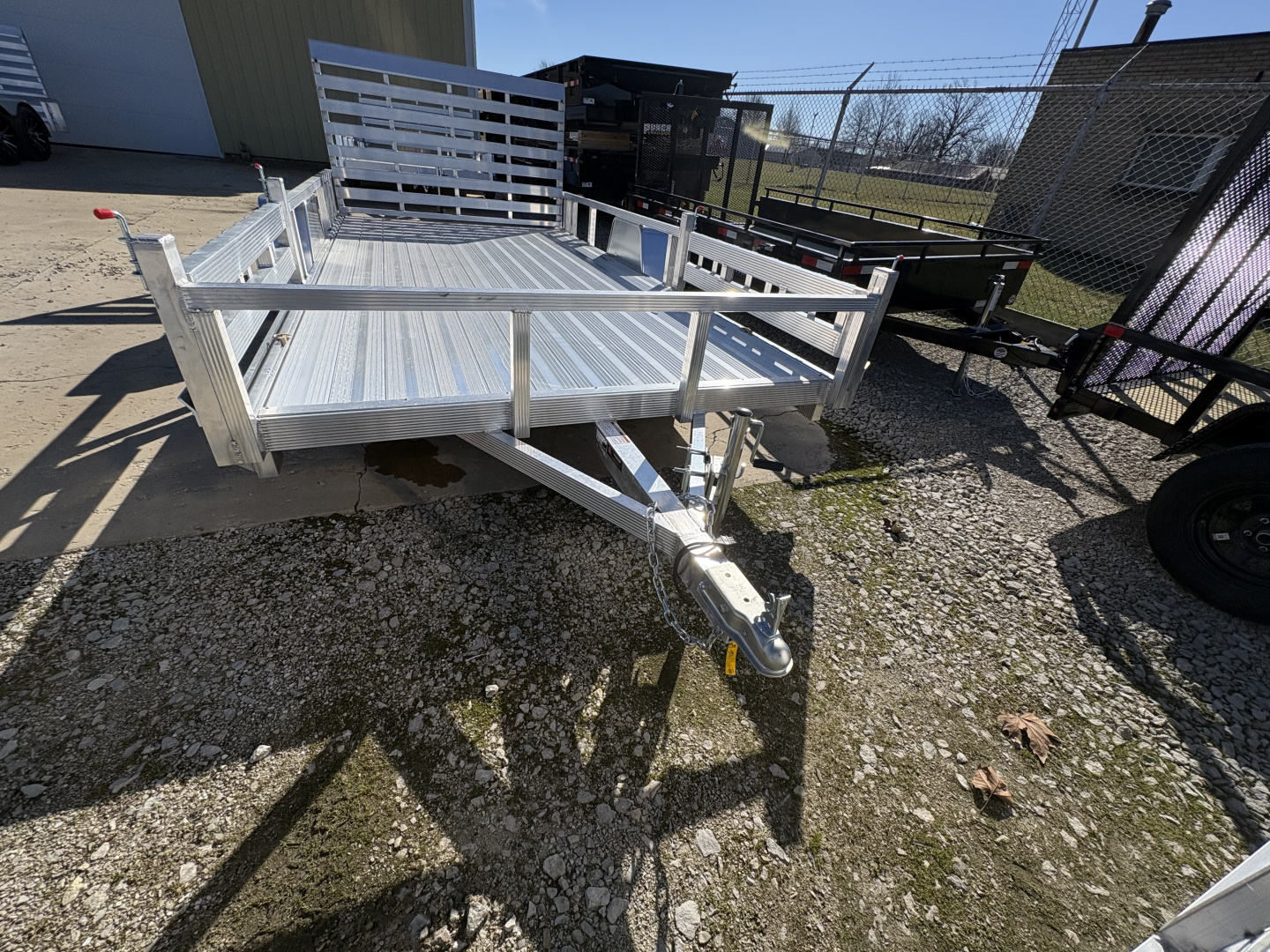 New 2026 Sport Haven 7'X14' DELUXE ALUMINUM W/ATV RAMP SIDES ATV Trailer