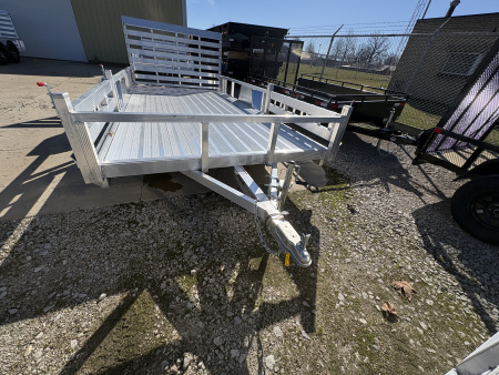 New 2026 Sport Haven 7'X14' DELUXE ALUMINUM W/ATV RAMP SIDES ATV Trailer