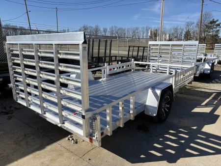 New 2026 Sport Haven 7'X14' DELUXE ALUMINUM W/ATV RAMP SIDES ATV Trailer
