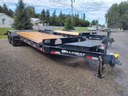 New 2027 Hillcrest Trailers 7'X19'+3' I-BEAM Equipment Trailer 17.6K
