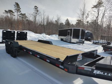 New 2026 Hillcrest Trailers 7'X19'+3' I-BEAM Equipment Trailer