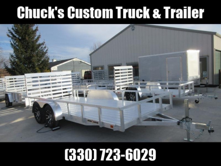 New 2026 Sport Haven 7'X16' TANDEM DELUXE ALUMINUM Utility Trailer