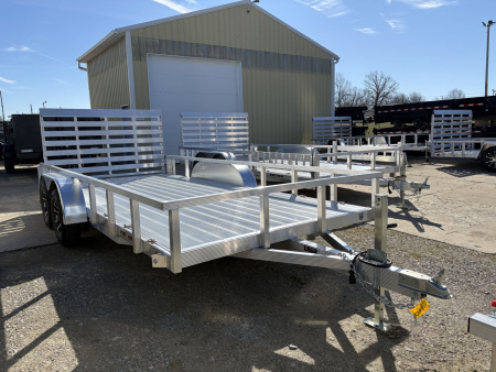 New 2026 Sport Haven 7'X16' TANDEM DELUXE ALUMINUM Utility Trailer