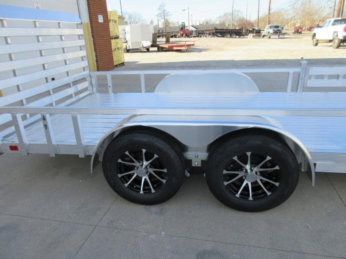 New 2026 Sport Haven 7'X16' TANDEM DELUXE ALUMINUM W/ATV RAMP SIDES Utility Trailer