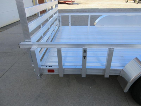 New 2026 Sport Haven 7'X16' TANDEM DELUXE ALUMINUM W/ATV RAMP SIDES Utility Trailer