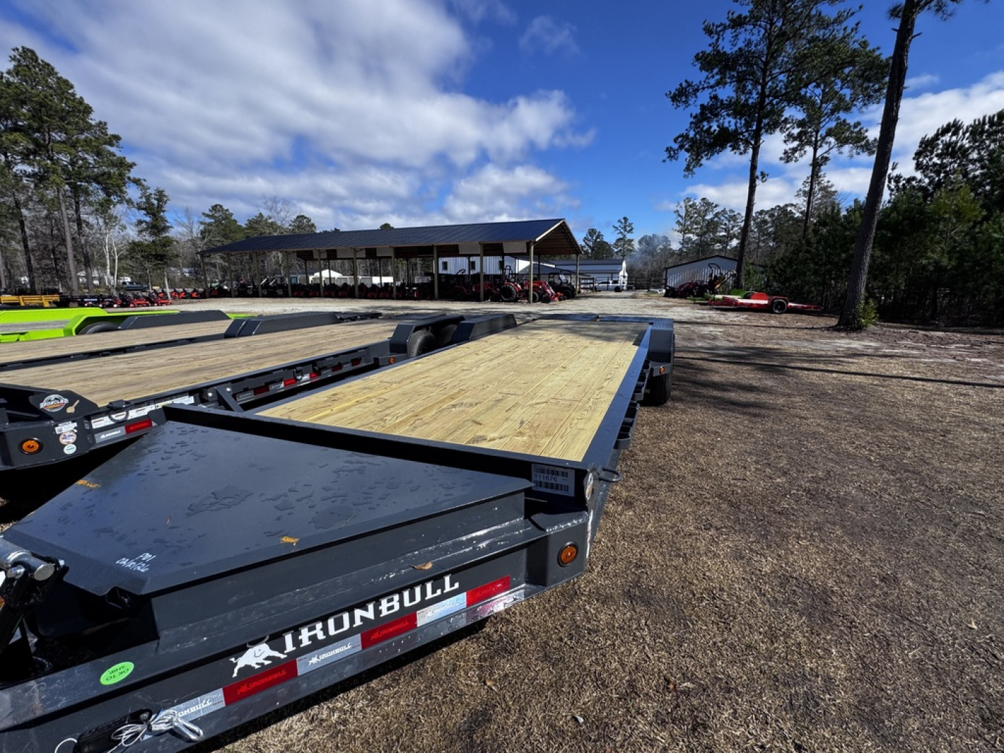 New 2026 Iron Bull 83X24 W/ RAMPAGE RAMPS 14K Equipment Trailer