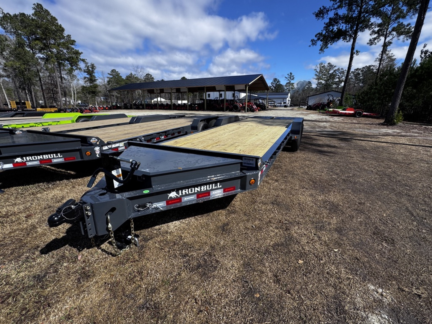 New 2026 Iron Bull 83X24 W/ RAMPAGE RAMPS 14K Equipment Trailer