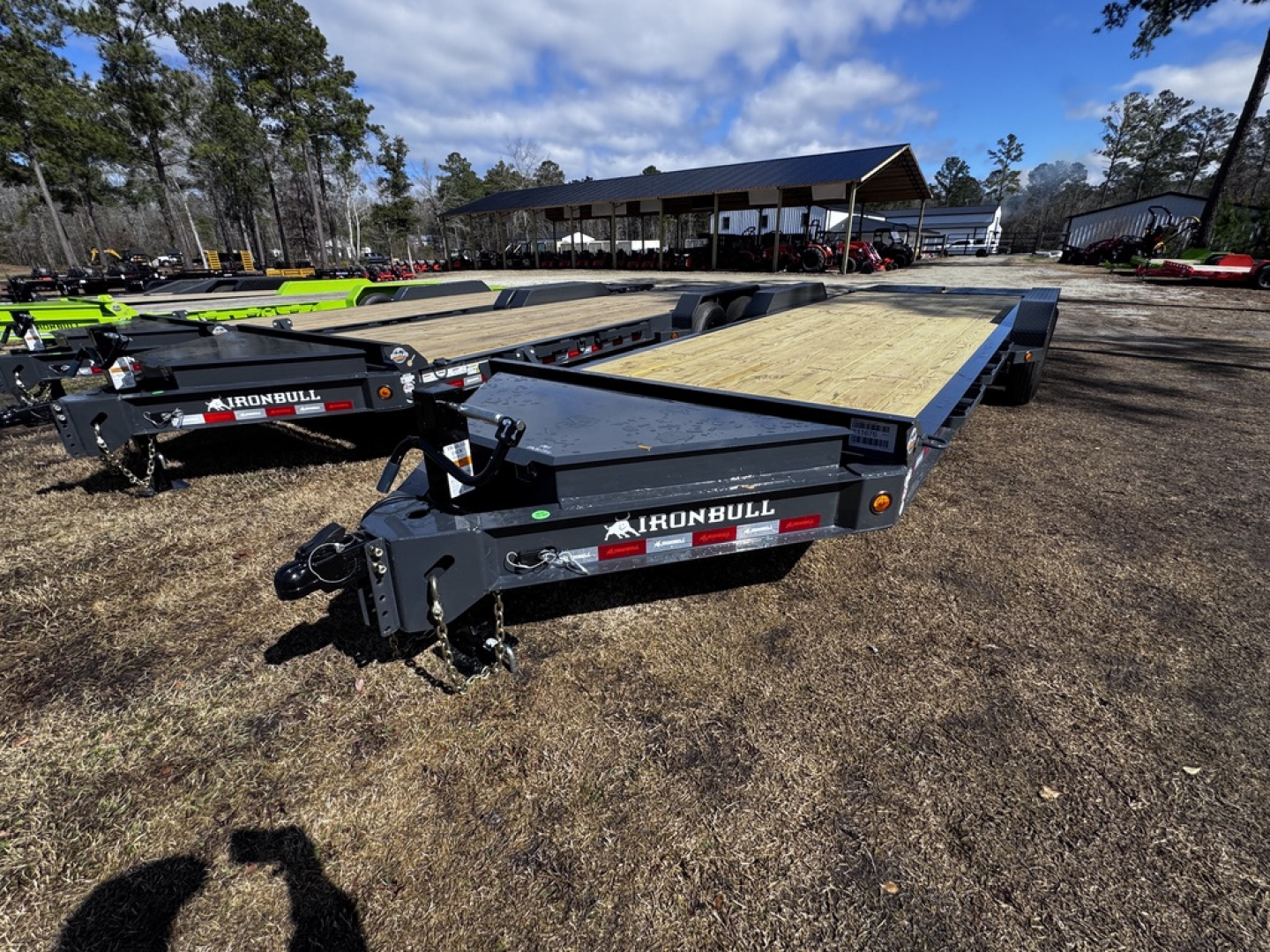 New 2026 Iron Bull 83X24 W/ RAMPAGE RAMPS 14K Equipment Trailer