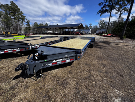 New 2026 Iron Bull 83X24 W/ RAMPAGE RAMPS 14K Equipment Trailer