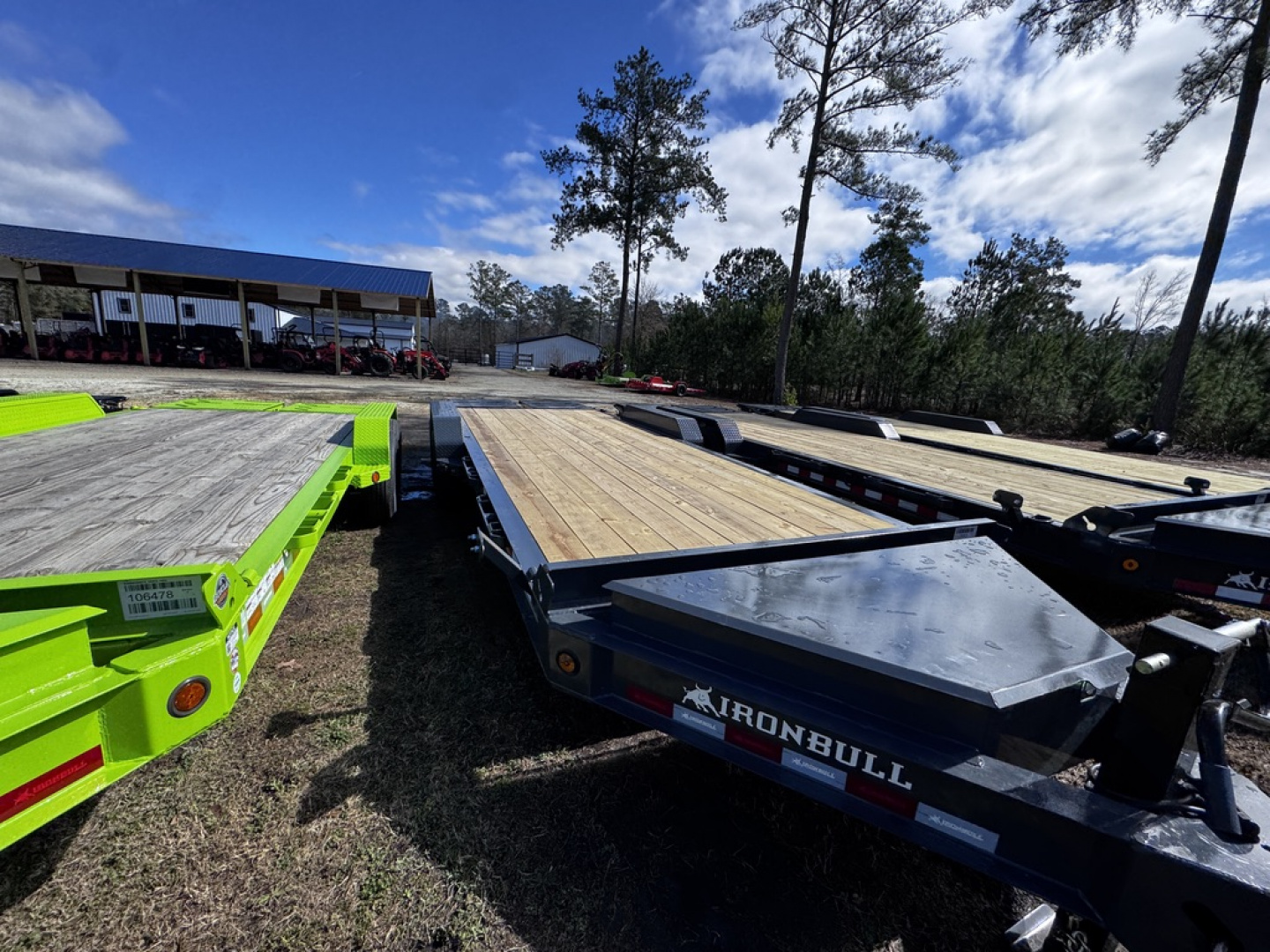 New 2026 Iron Bull 83X22 W/ RAMPAGE RAMPS 16K Equipment Trailer