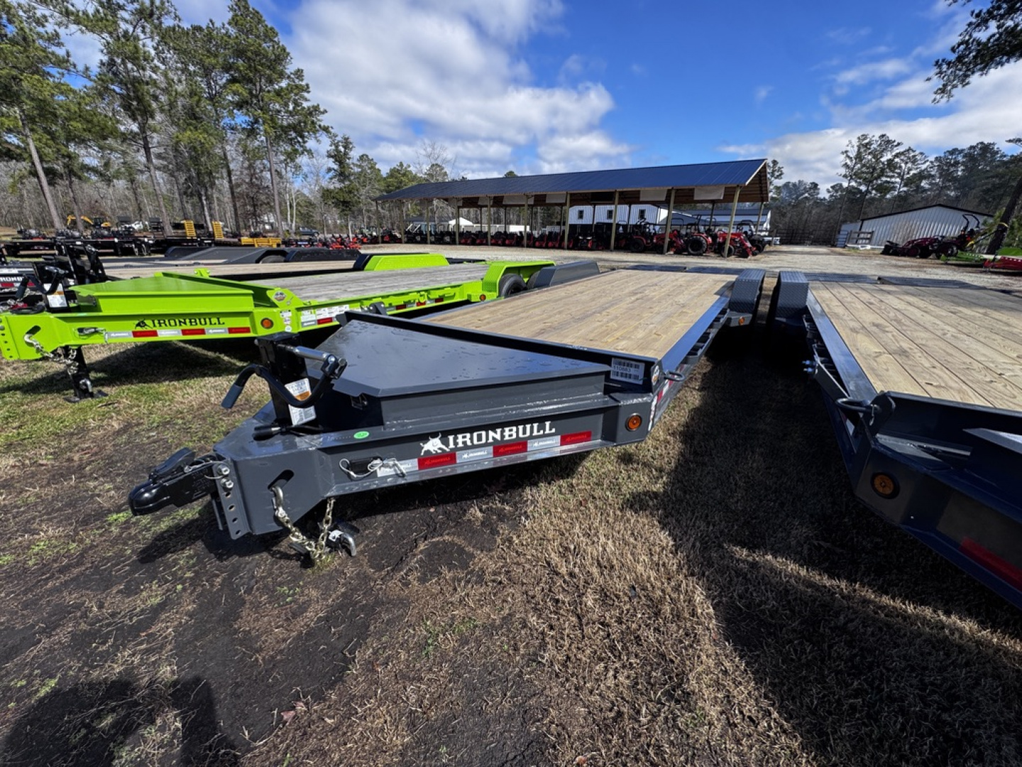 New 2026 Iron Bull 83X22 W/ RAMPAGE RAMPS 16K Equipment Trailer