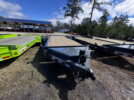 New 2026 Iron Bull 83X22 W/ RAMPAGE RAMPS 16K Equipment Trailer