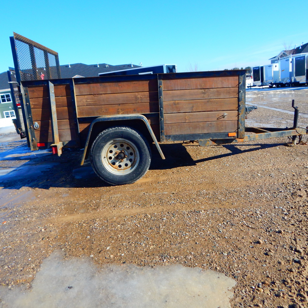 Used 1995 Homemade 5X8 3K 5 BOARD Utility Trailer