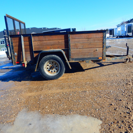 Used 1995 Homemade 5X8 3K 5 BOARD Utility Trailer