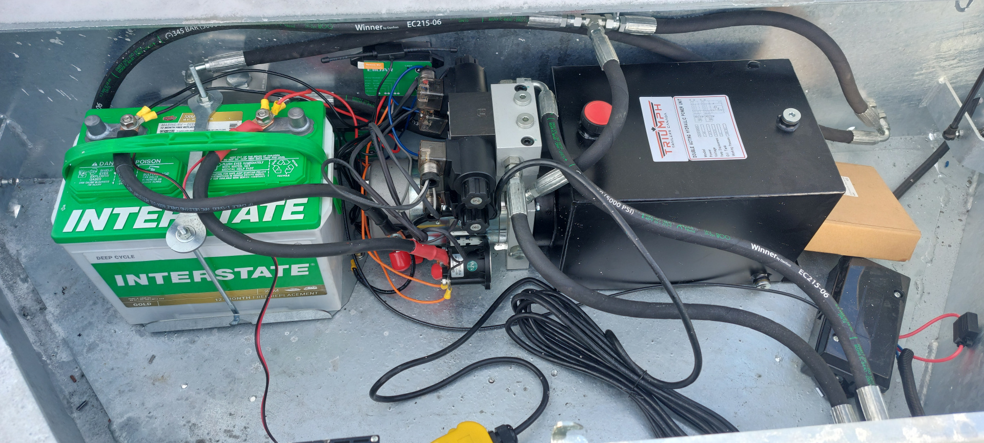 New 102 X 24 GALVANIZED POWER TILT DECK 10K AXLES TRIUMPH 2026