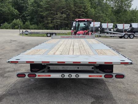 New 102 X 24 GALVANIZED POWER TILT DECK 10K AXLES TRIUMPH 2026 HYDRAULIC JACK