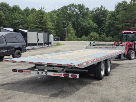 New 102 X 24 GALVANIZED POWER TILT DECK 10K AXLES TRIUMPH 2026 HYDRAULIC JACK